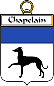 French Coat of Arms Badge for Chapelain