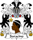 Italian Coat of Arms for Saracino