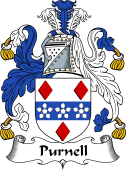 English Coat of Arms for Purnell