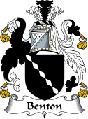 English Coat of Arms for Benton