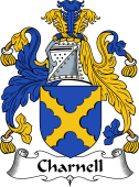 English Coat of Arms for the family Charnell
