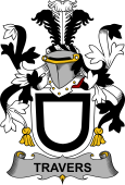 Irish Coat of Arms for Travers