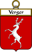 French Coat of Arms Badge for Verger