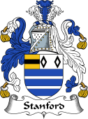 English Coat of Arms for the family Stanford