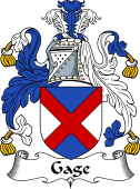English Coat of Arms for Gage
