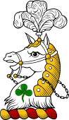 Family crest from Ireland for Butt (Limerick)