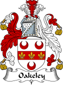 English Coat of Arms for the family Oakeley