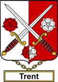 English Coat of Arms Shield Badge for Trent