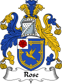 English Coat of Arms for Rose