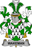 Irish Coat of Arms for Wakeman