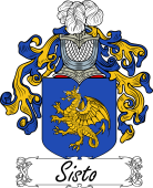 Araldica Italiana Coat of arms used by the Italian family Sisto
