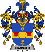Irish Family Coat of Arms (v.25b) Grainger