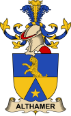 Republic of Austria Coat of Arms for Althamer