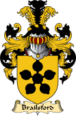 English Coat of Arms (v.23) for the family Brailsford