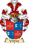 v.23 Coat of Family Arms from Germany for Unfried