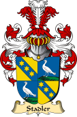 v.23 Coat of Family Arms from Germany for Stadler