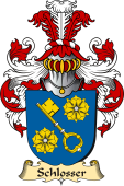 v.23 Coat of Family Arms from Germany for Schlosser