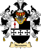 Irish Family Coat of Arms (v.25) Newsam or Newsom