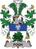 Coat of arms used by the Danish family Fogh