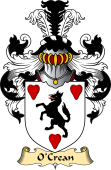 Irish Family Coat of Arms (v.23) for O'Crean