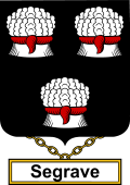 English Coat of Arms Shield Badge for Segrave