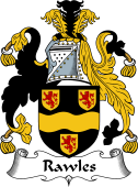 English Coat of Arms for the family Rawles