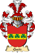 v.23 Coat of Family Arms from Germany for Quetz