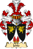 v.23 Coat of Family Arms from Germany for Jehle