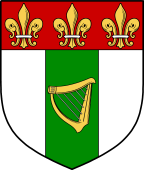 Irish Family Shield for O'Brophy