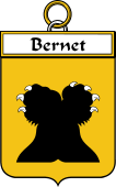 French Coat of Arms Badge for Bernet