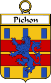 French Coat of Arms Badge for Pichon