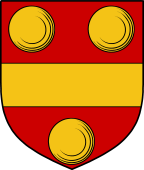 Scottish Family Shield for Fawside or Fawsyde