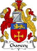 English Coat of Arms for the family Chancey