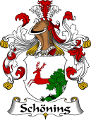 German Wappen Coat of Arms for Schöning