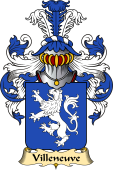 French Family Coat of Arms (v.23) for Villeneuve II