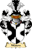 English Coat of Arms (v.23) for the family Waters I