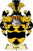 English Coat of Arms (v.23) for the family Ladd
