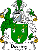 English Coat of Arms for the family Deering