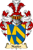 v.23 Coat of Family Arms from Germany for Nadler