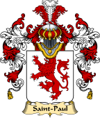 French Family Coat of Arms (v.25) Saint-Paul