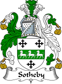 English Coat of Arms for the family Sotheby