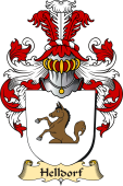 v.23 Coat of Family Arms from Germany for Helldorf