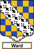 English Coat of Arms Shield Badge for Ward