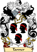 English or Welsh Family Coat of Arms (v.23) for Tanner (Court, Cornwall)