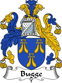 English Coat of Arms for Bugge or Bugg