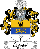 Araldica Italiana Coat of arms used by the Italian family Legnani