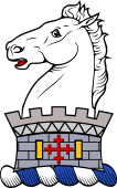 Family crest from Ireland for Heyland (Derry and Antrim)