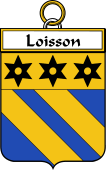 French Coat of Arms Badge for Loisson