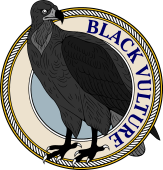 Birds of Prey Clipart image: Black Vulture-M