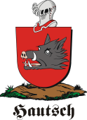 German shield on a mount for Hautsch